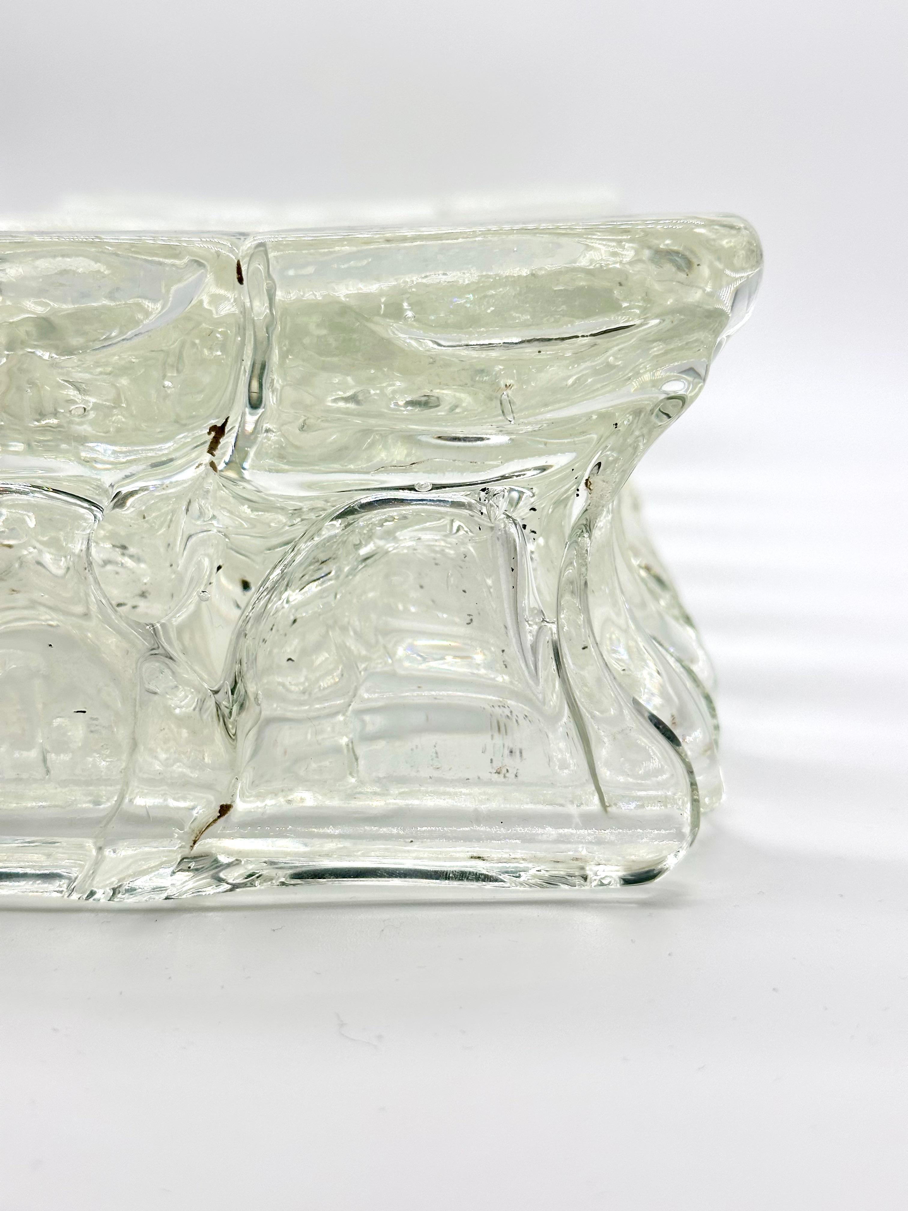 Italian Glass Art Piece/Sculpture - Book Holder ''Musicali'' by Renato Toso, Murano 1968 For Sale
