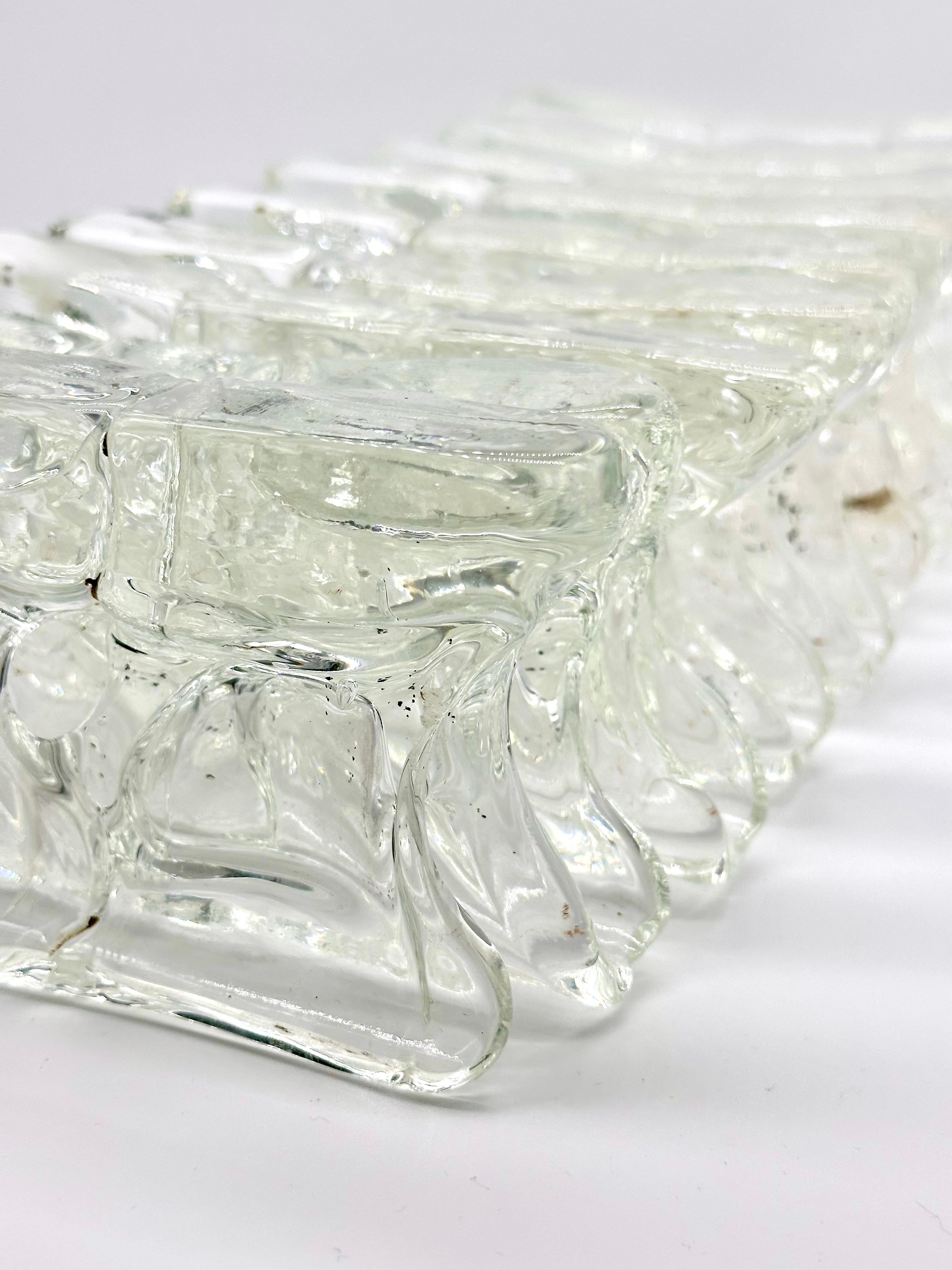 Glass Art Piece/Sculpture - Book Holder ''Musicali'' by Renato Toso, Murano 1968 In Good Condition For Sale In Milano, IT
