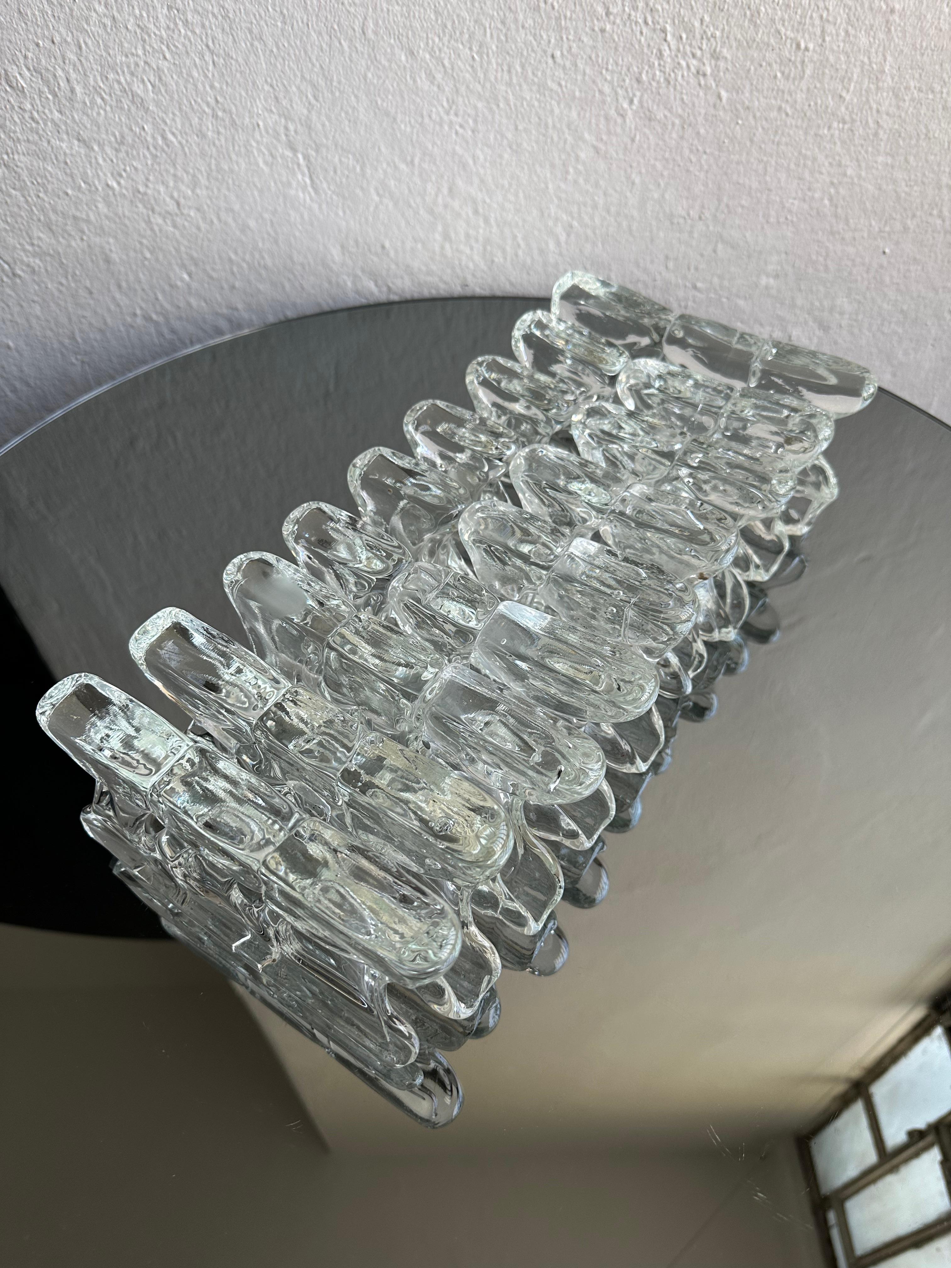 Mid-20th Century Glass Art Piece/Sculpture - Book Holder ''Musicali'' by Renato Toso, Murano 1968 For Sale
