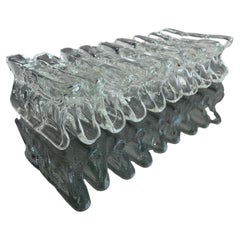 Glass Art Piece/Sculpture - Book Holder ''Musicali'' by Renato Toso, Murano 1968