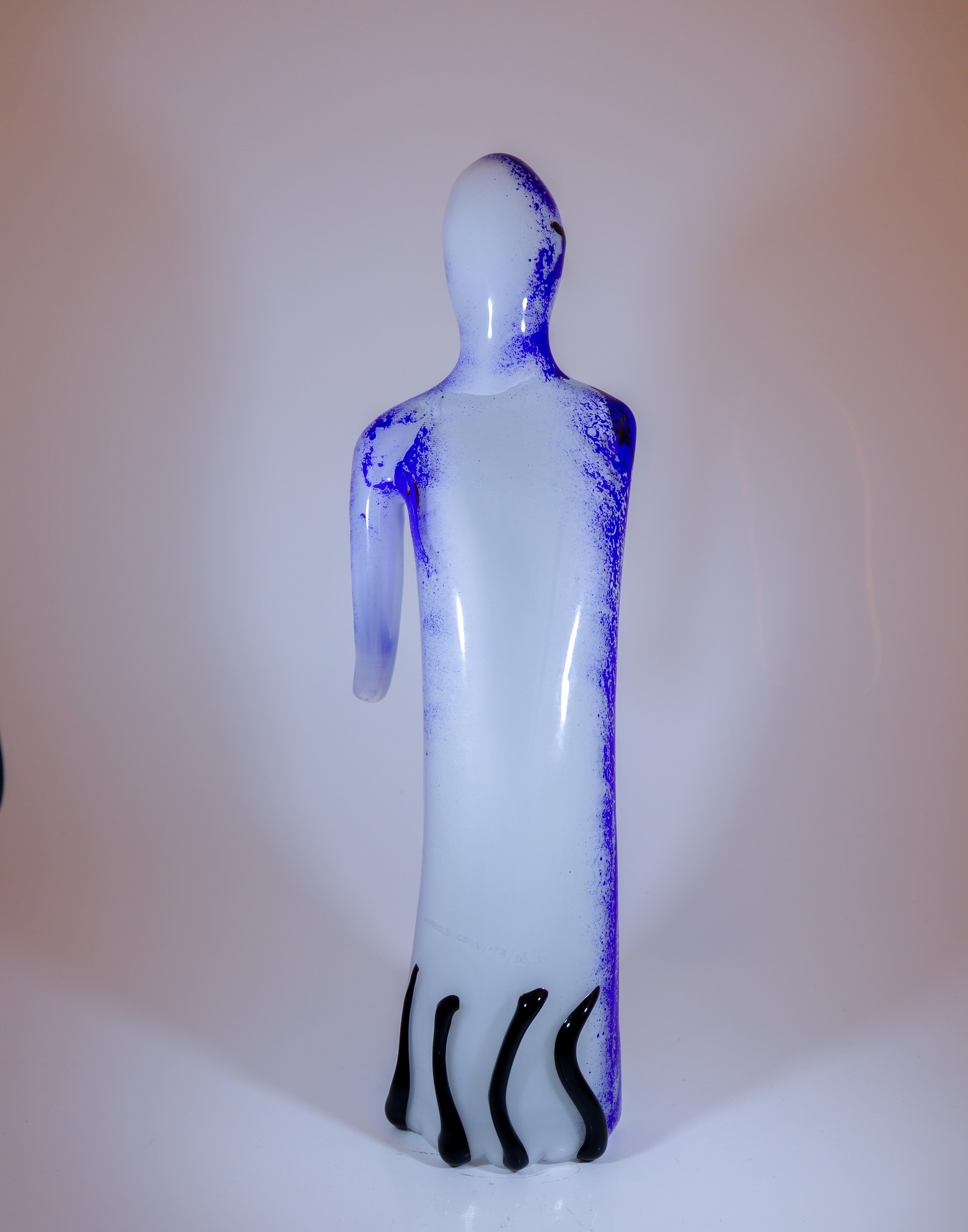 Mid-20th Century Glass Sculpture - James Coignard - Berengo - Murano For Sale