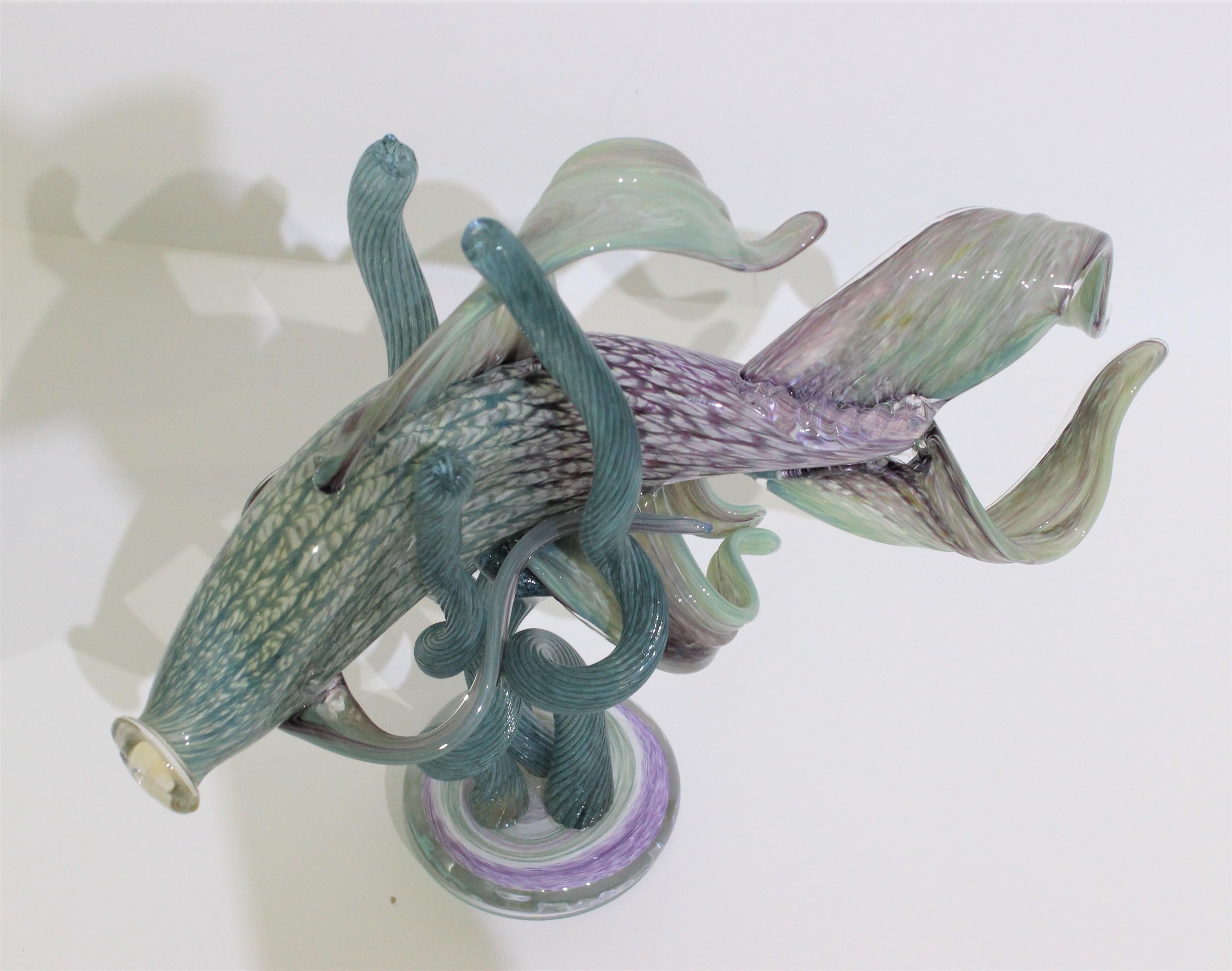 Glass Sculpture of an Exotic Fish 3
