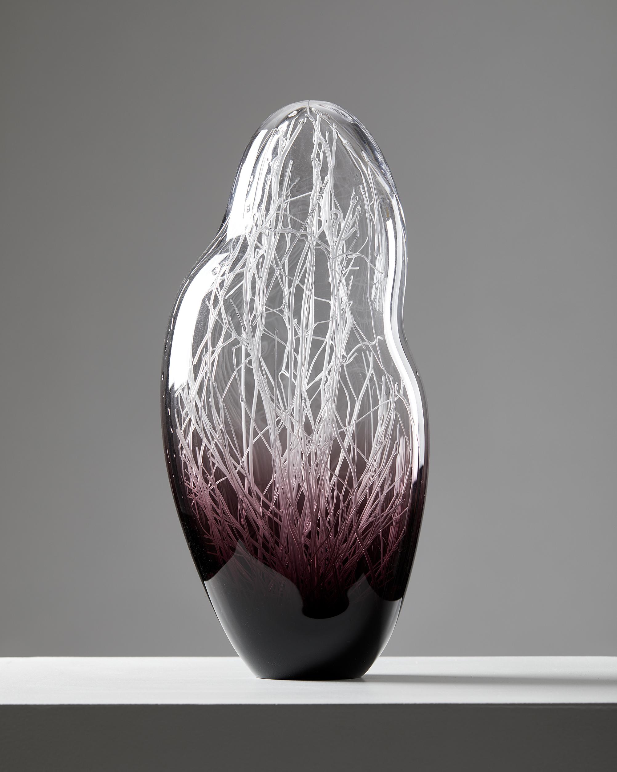 Modern Glass Sculpture “Penumbra” by Hanne Enemark and Louis Thompson