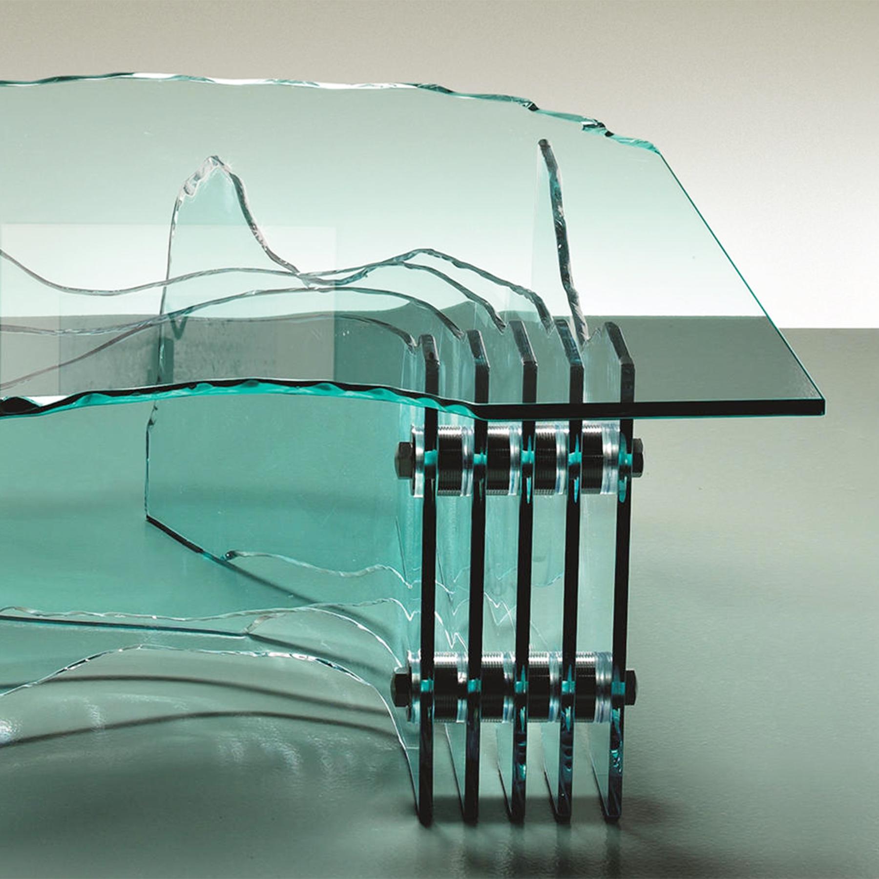 Glass Sheets Coffee Table For Sale 1
