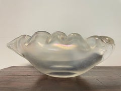 Ciotola conchiglia in vetro di Oscar Zanetti