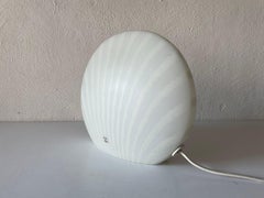 Glass Shell Design Table Lamp by Peill Putzler, 1960s, Germany