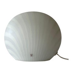 Glass Shell Design Table Lamp by Peill Putzler, 1960s, Germany