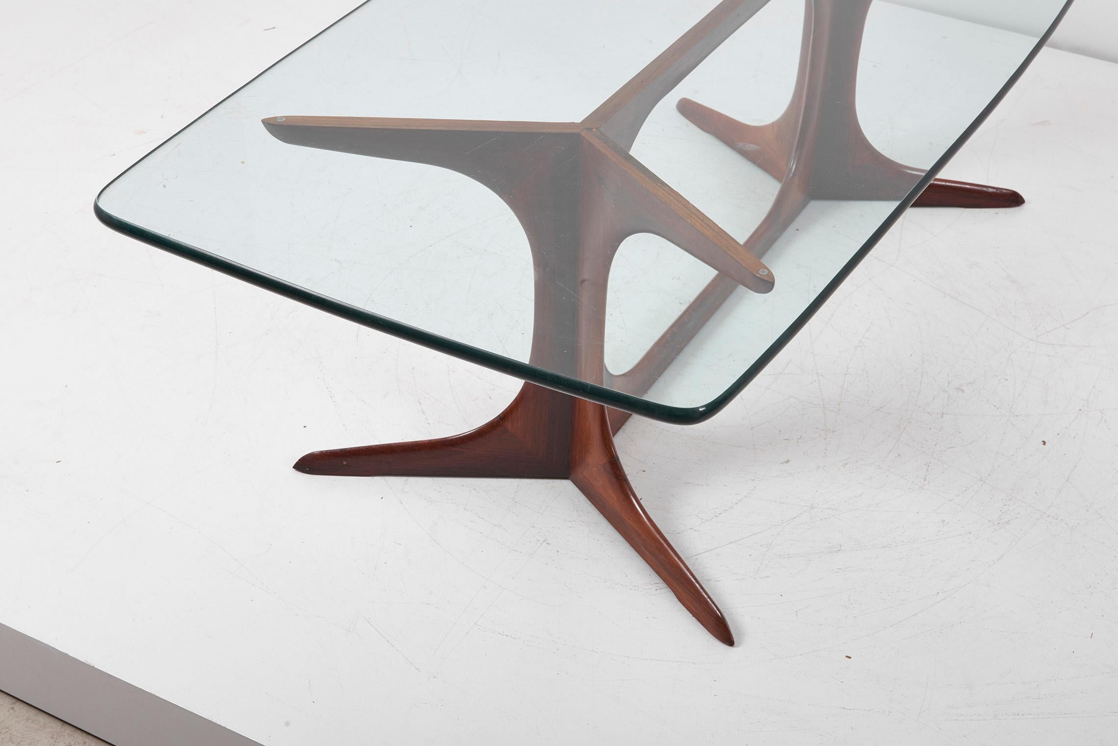 Glass Side or Coffee Table, Denmark, 1960s 5