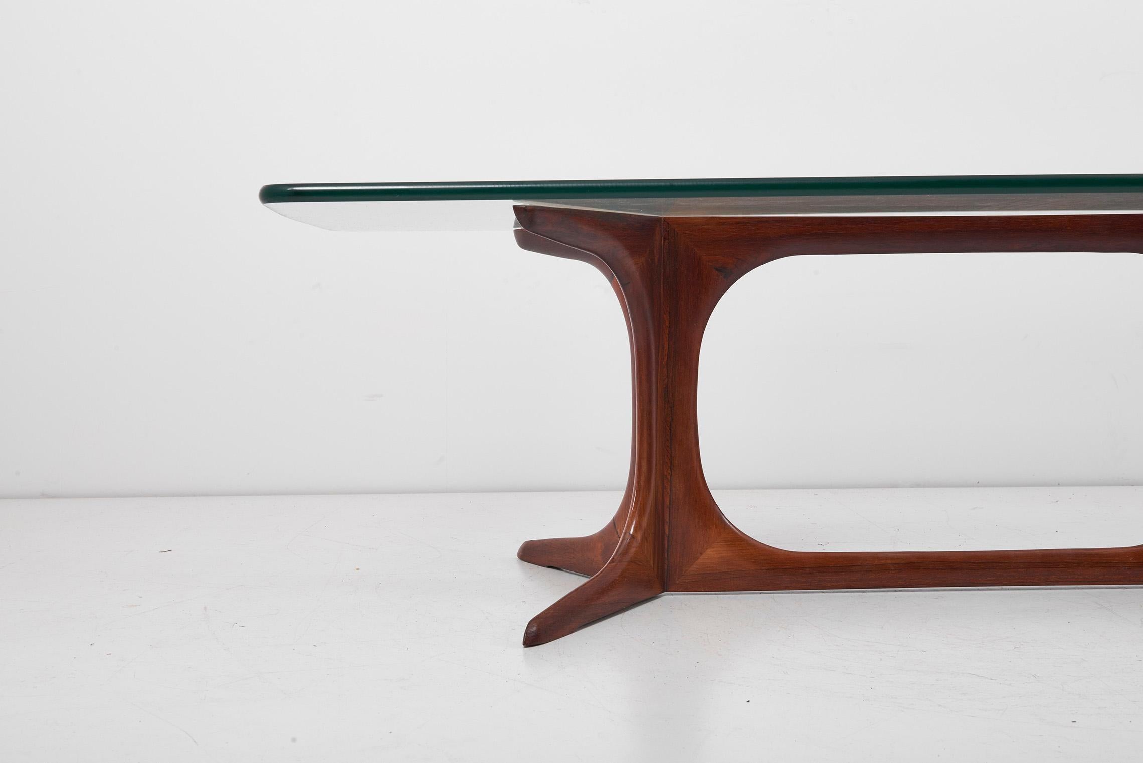 Glass Side or Coffee Table, Denmark, 1960s For Sale 1