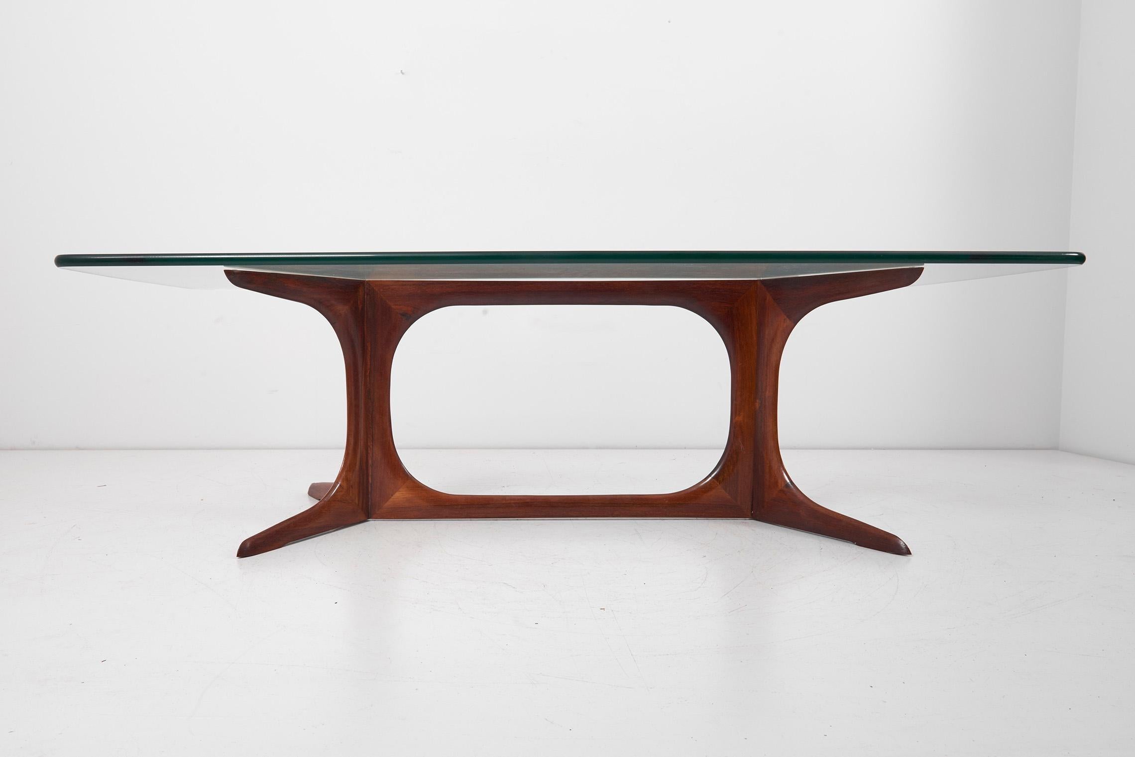 Glass Side or Coffee Table, Denmark, 1960s For Sale 2