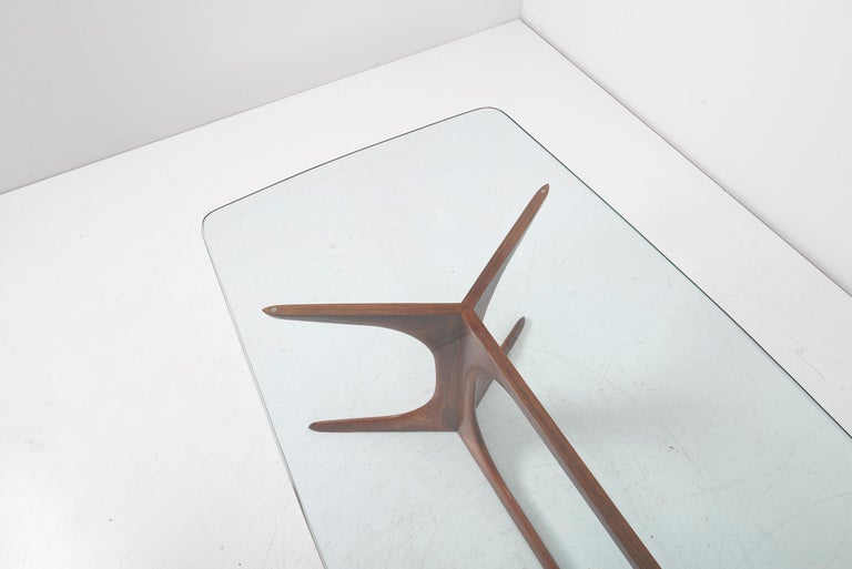 Glass Side or Coffee Table, Denmark, 1960s For Sale 3