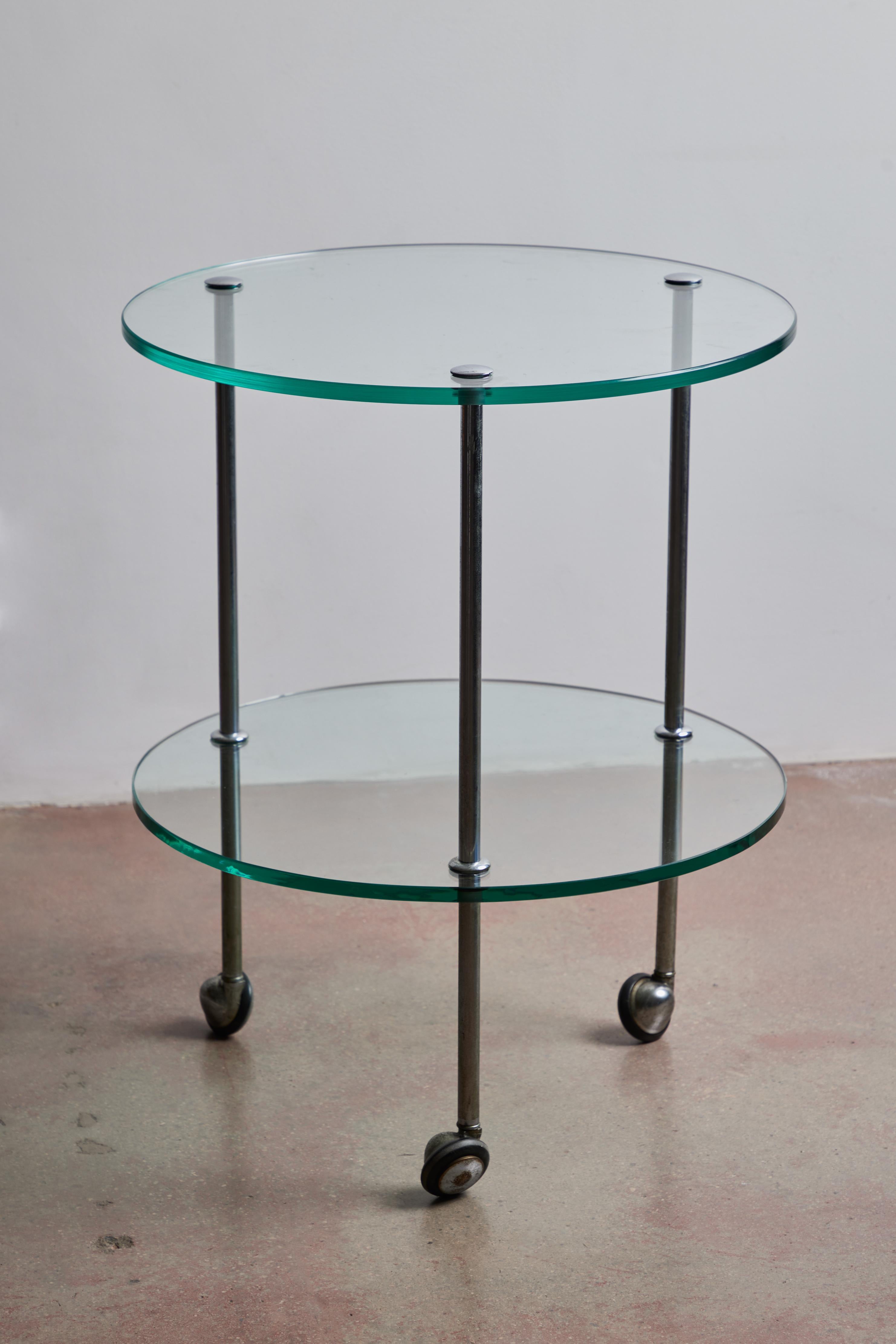 Mid-20th Century Glass Side Table by Corrado Corradi Dell'acqua for Azucena