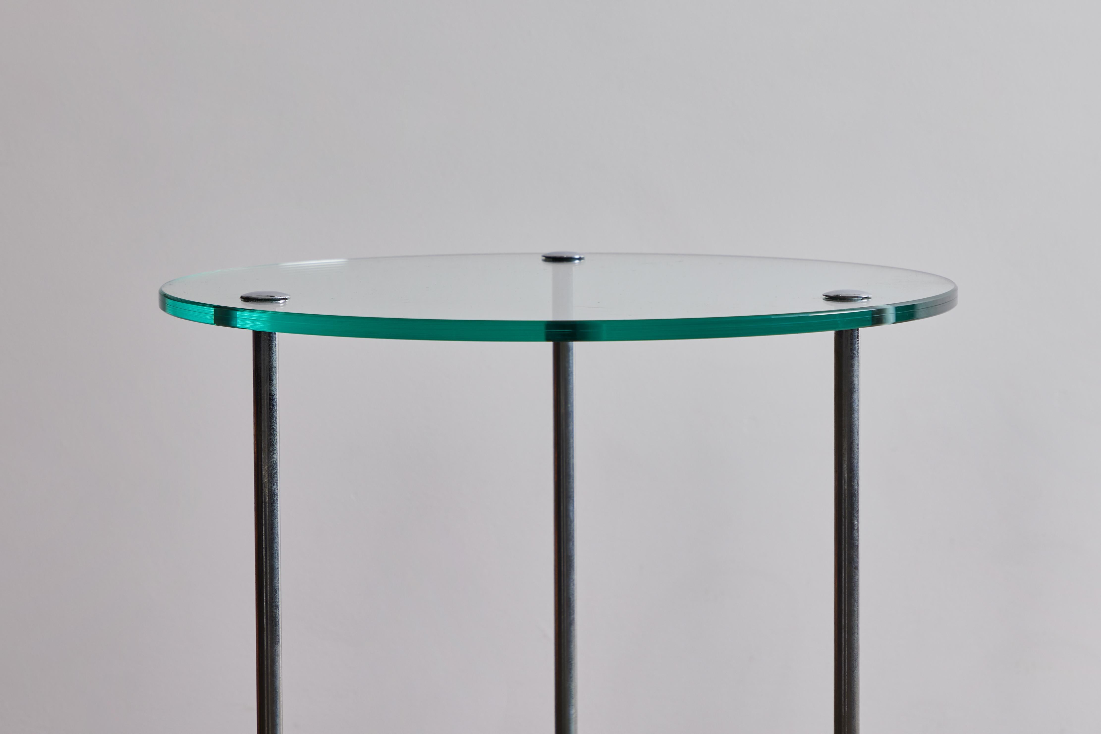 Glass Side Table by Corrado Corradi Dell'acqua for Azucena 2