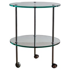 Glass Side Table by Corrado Corradi Dell'acqua for Azucena
