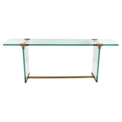 Beistelltisch aus Glas von Peter Ghyczy, Modell T30, 1970