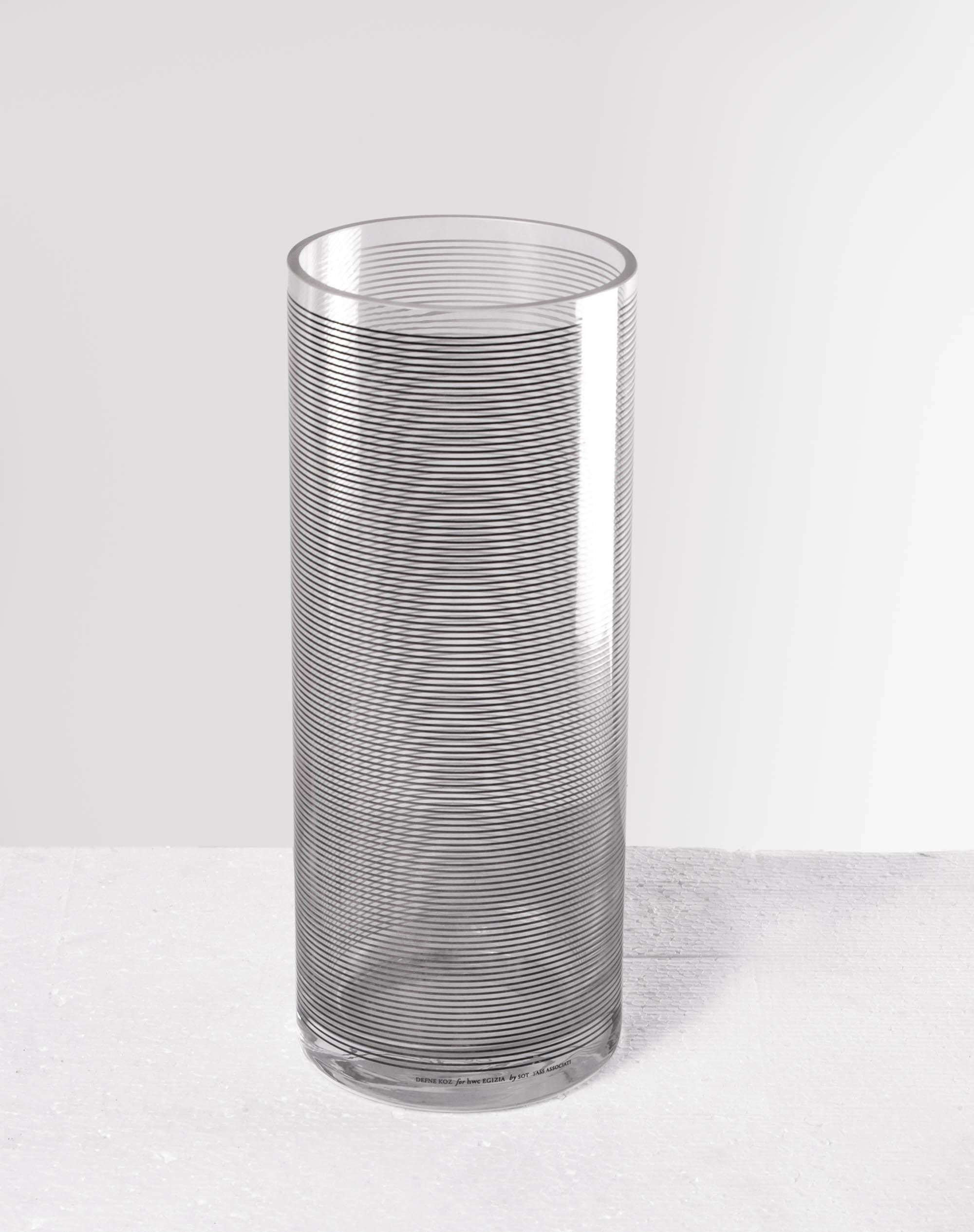 Vase von Defne Koz für hwc Egizia von Sottsass Associati, Mailand (Italienisch)