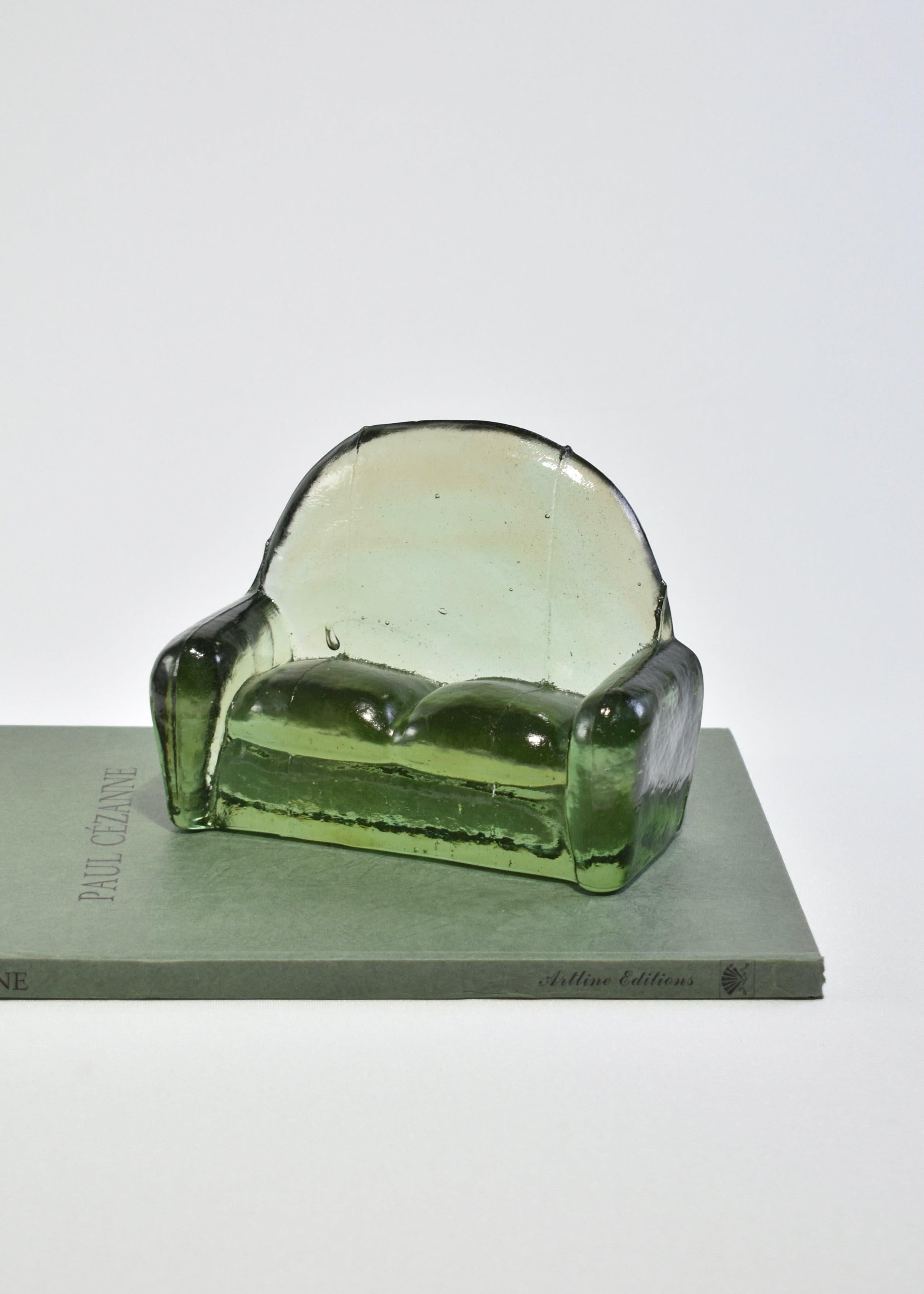 Modern Glass Sofa Sculpture