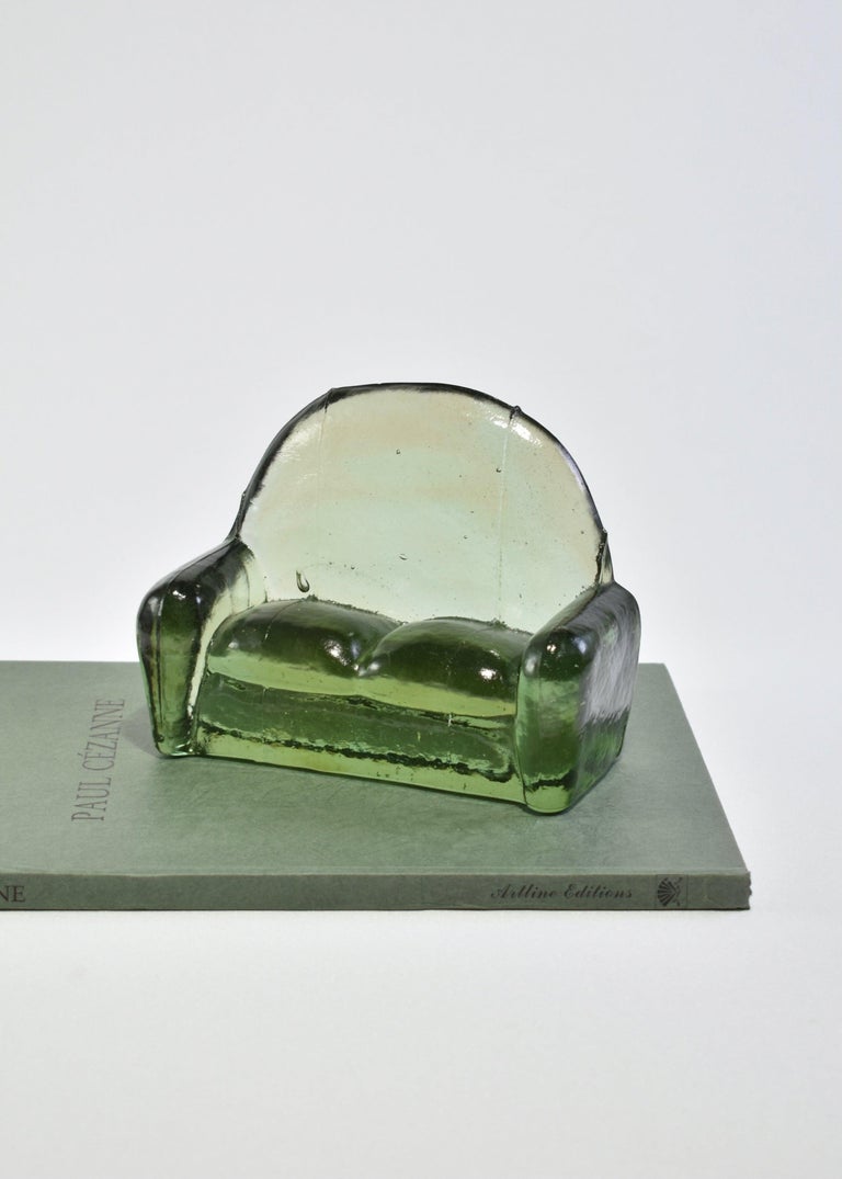 Glass Sofa Sculpture at 1stDibs
