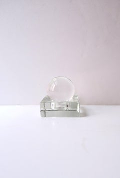 Modern Glass Sphere Decorative Object