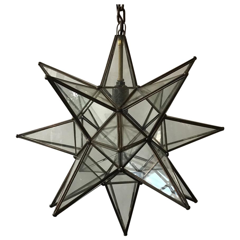 Glass Star Chandelier