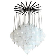 Glass 'Sterrenbeeld' Chandelier for RAAK, the Netherlands, 1970s