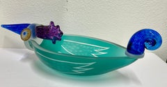 Glass Studio Borowski Whimsical Bird Vase
