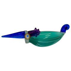Glass Studio Borowski Whimsical Bird Vase