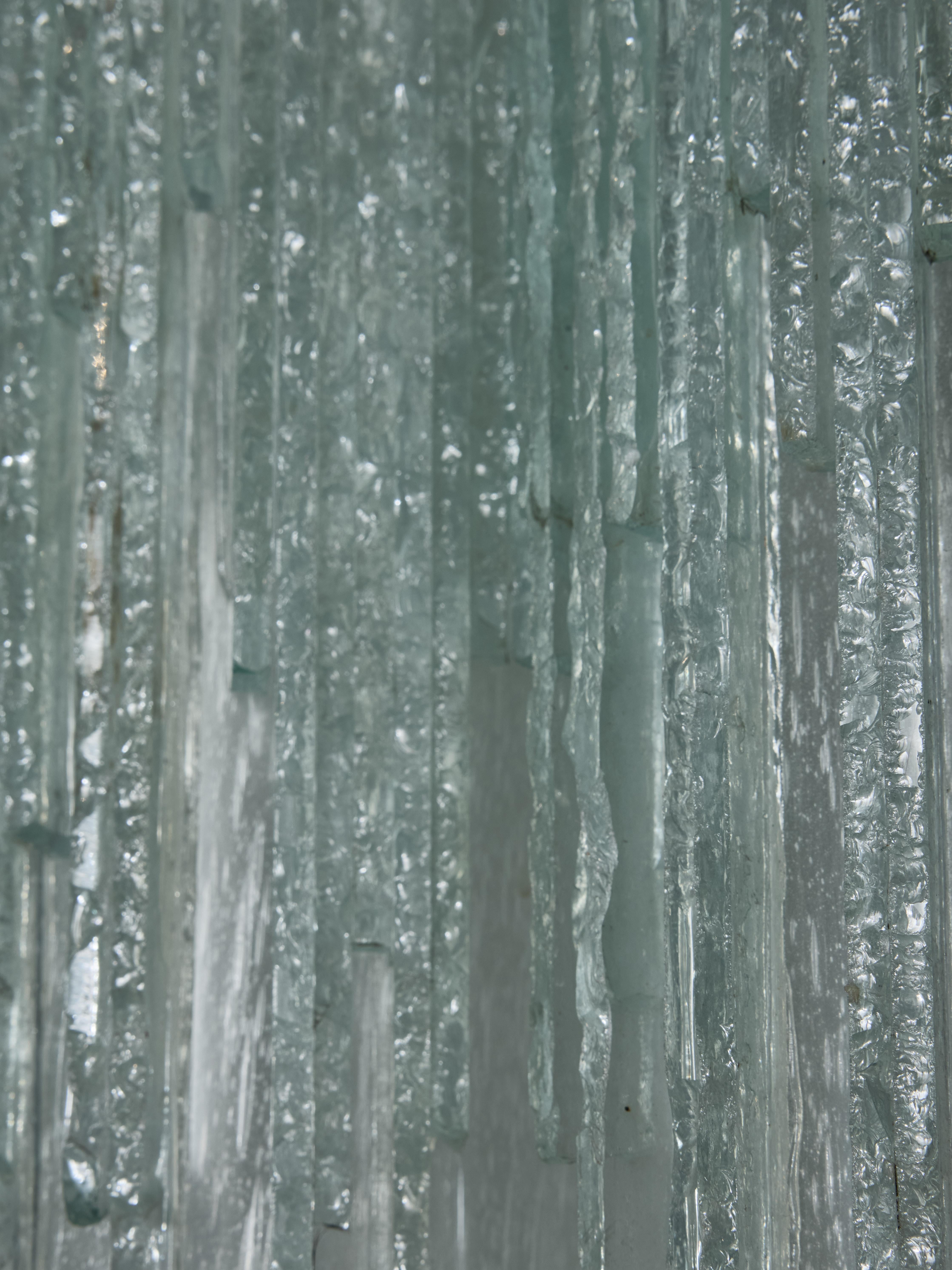 Italian Glass Suspension by Poliarte For Sale