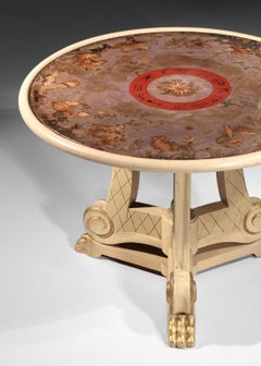 Glastisch und Pedestal-Tisch  aus den 40er Jahren, die Maison Jansen zugeschrieben werden