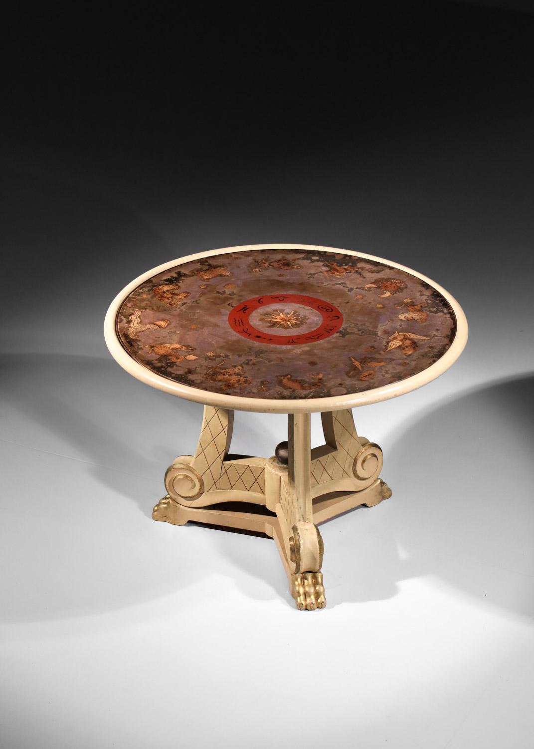 glass table and pedestal table  from the 40's attributed to Maison Jansen In Good Condition For Sale In Ternay, Auvergne-Rhône-Alpes