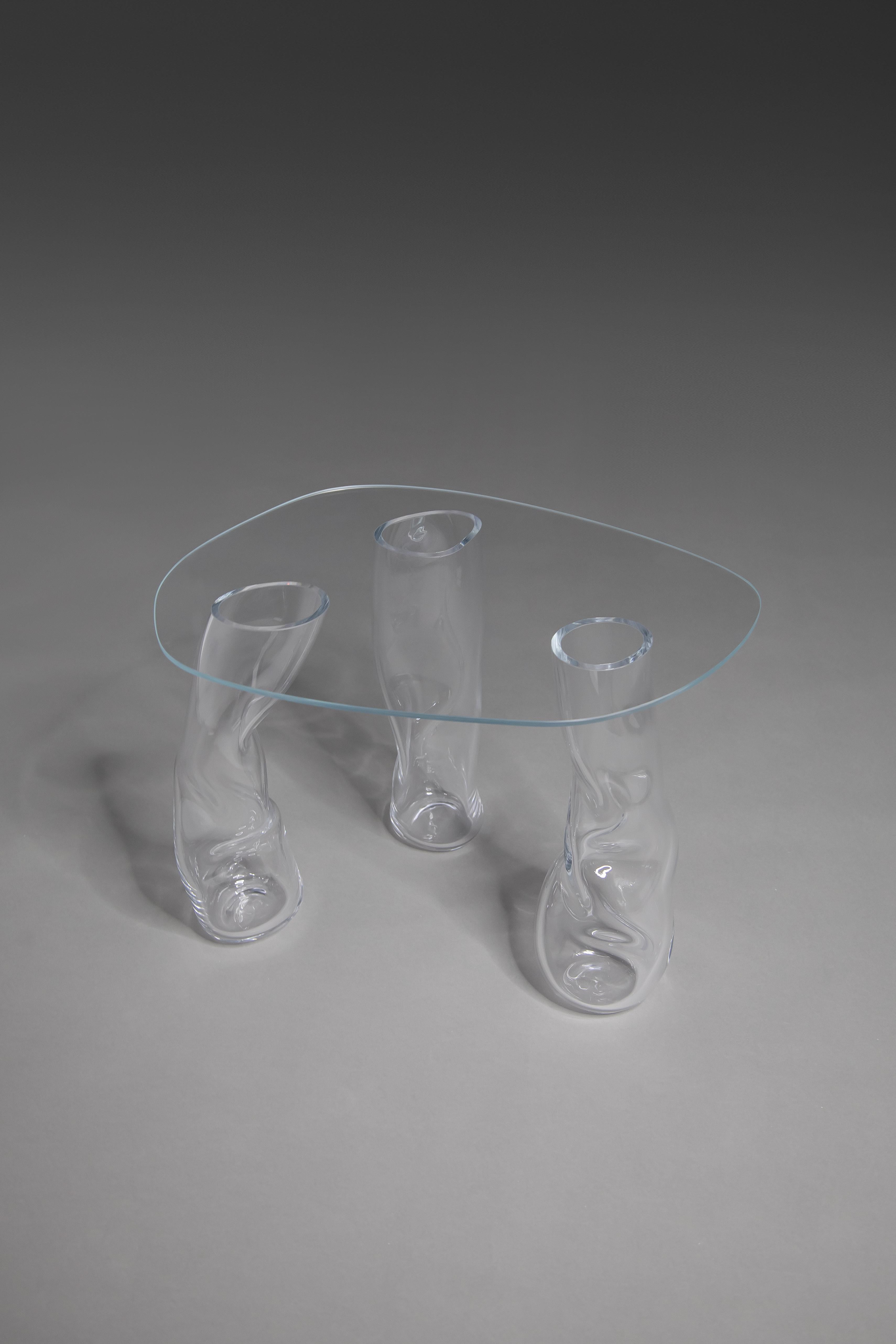Contemporary Glass table by Clara Jorisch For Sale