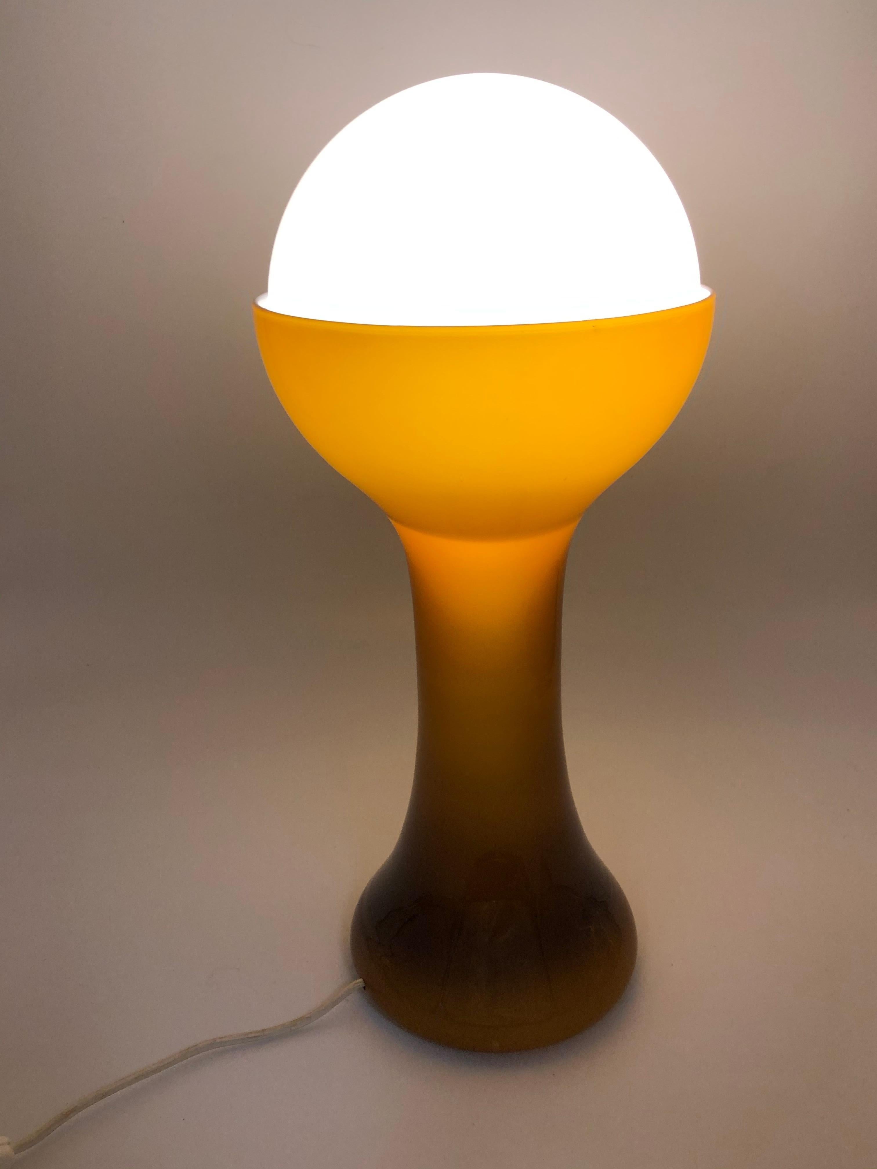 Glass Table Lamp by Carlo Nason, 1970s 1