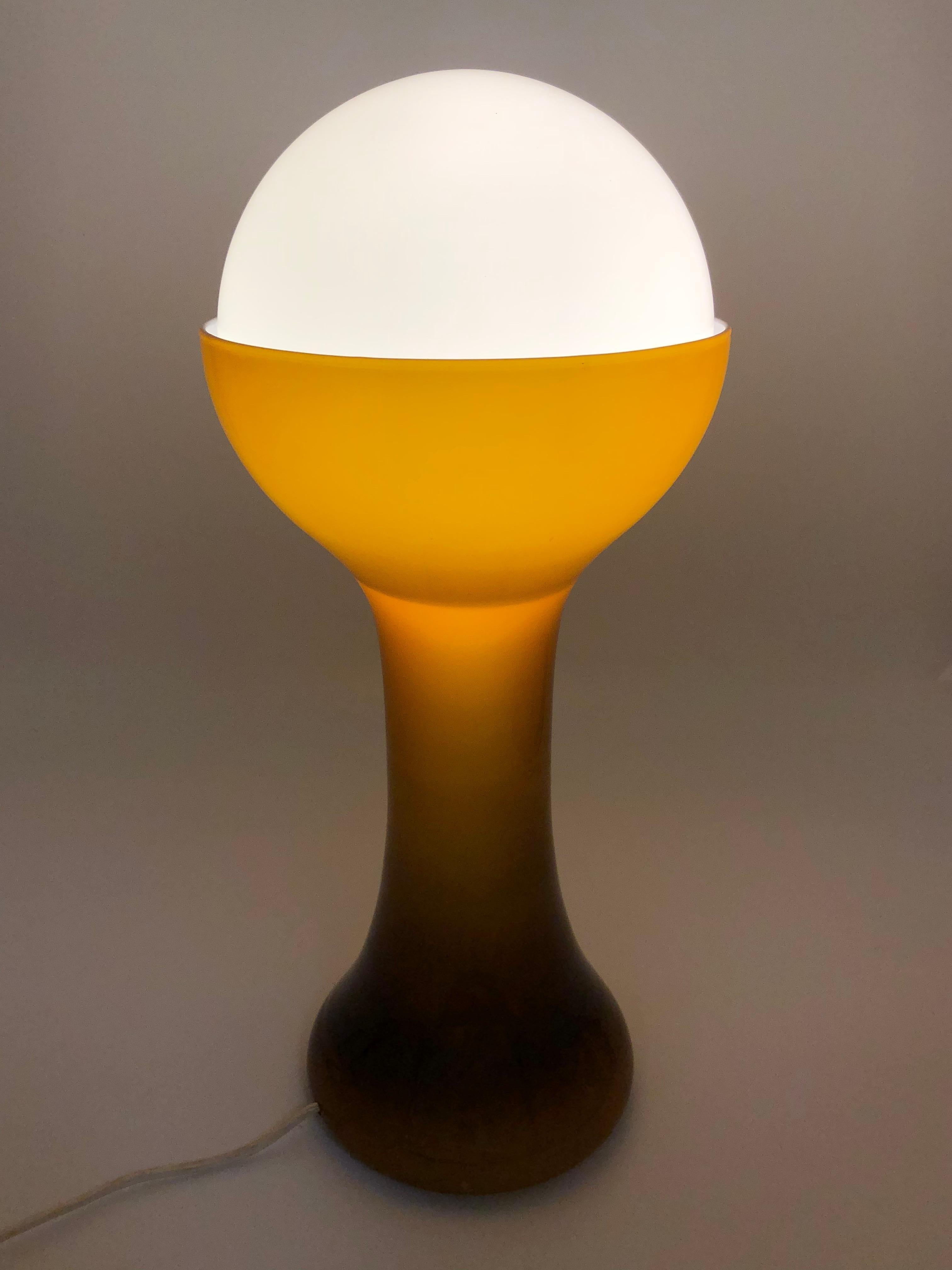Glass Table Lamp by Carlo Nason, 1970s 2