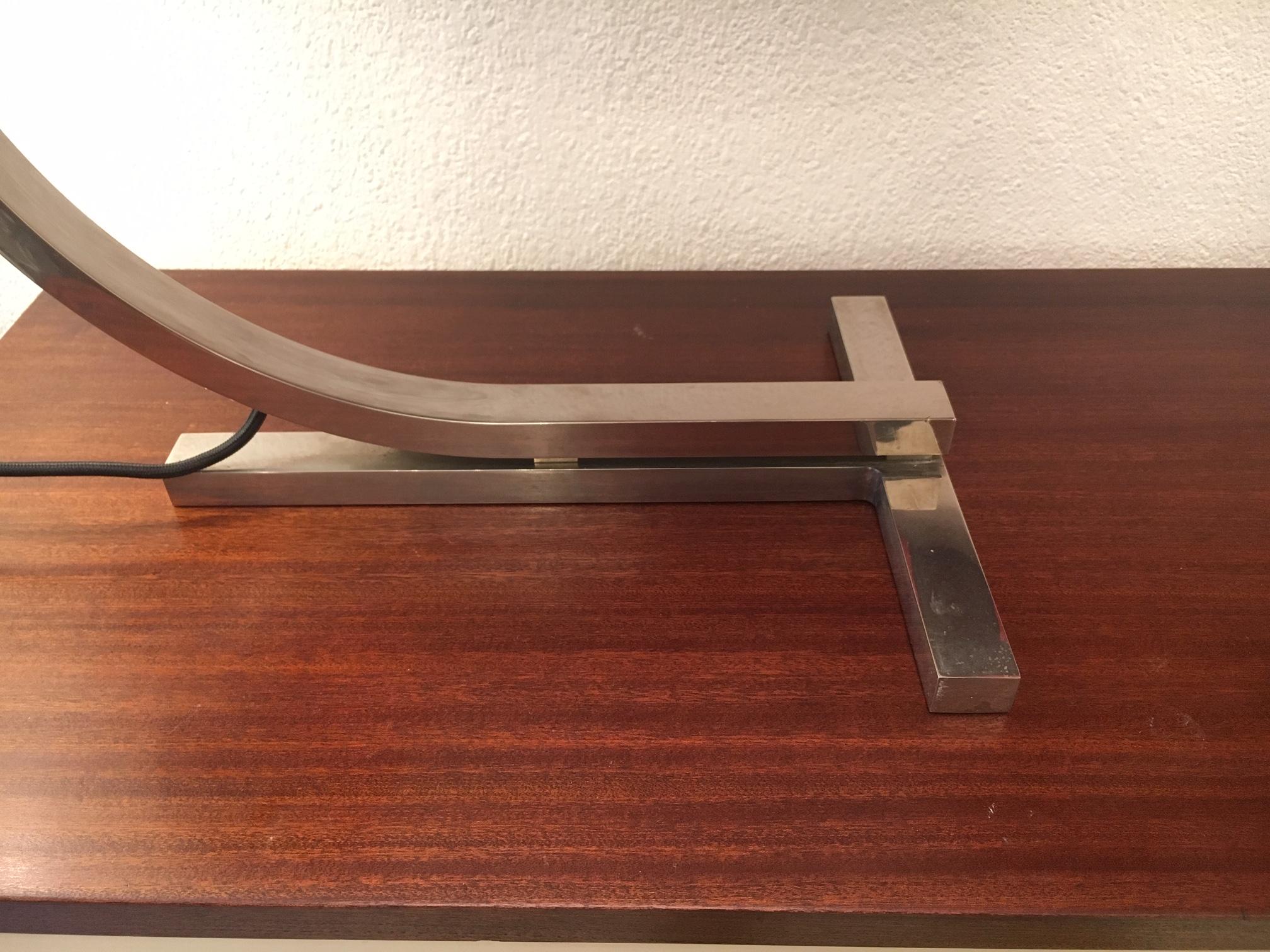 Italian Glass Table Lamp by Franco Albini, 1969