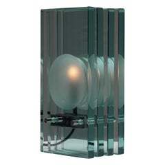 Glass Table Lamp by Giorgio Reggiori for Gallotti & Radice