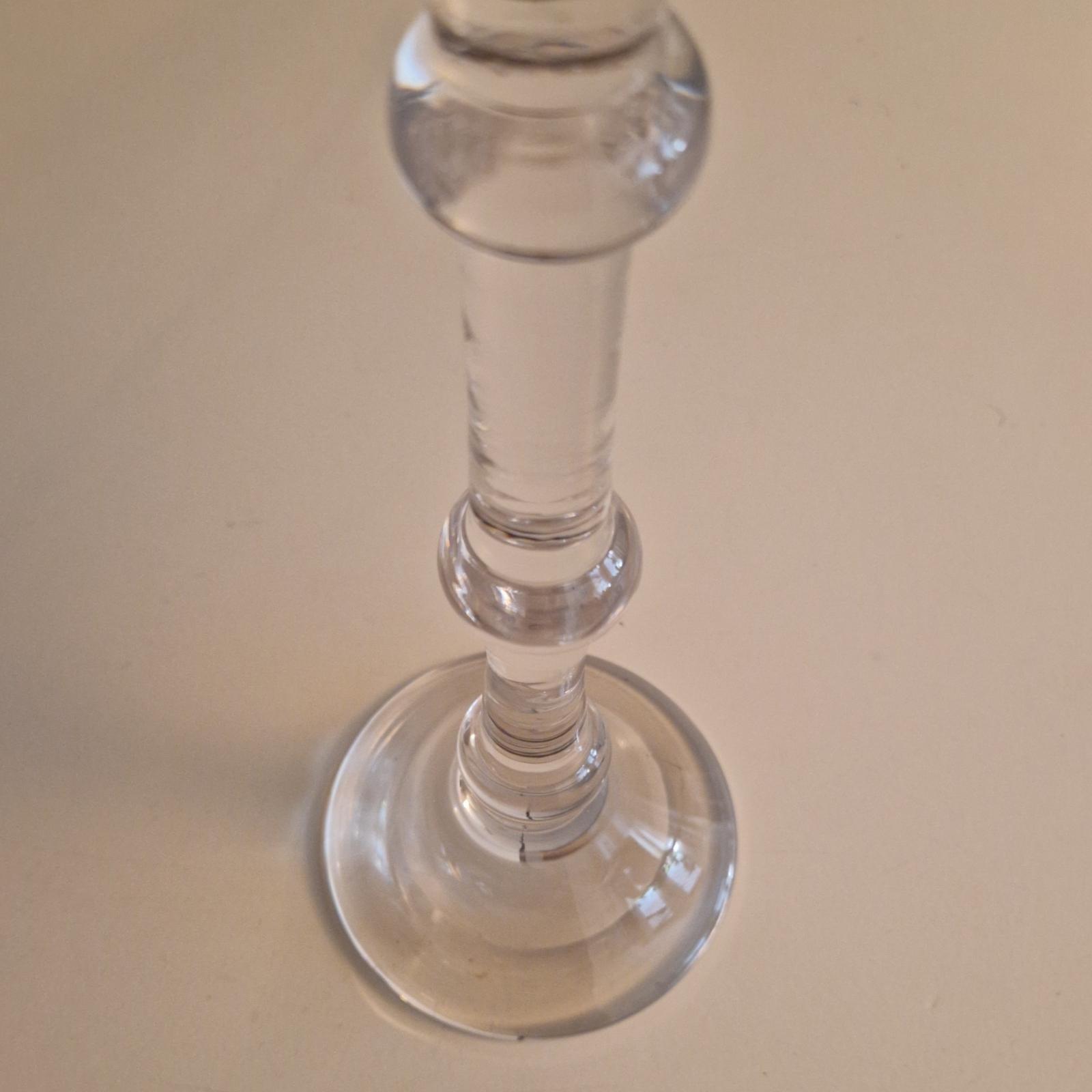 Tischlampe aus Glasglas von Ingo Maurer und Val St Lambert, Deutschland 1960er Jahre (20. Jahrhundert) im Angebot
