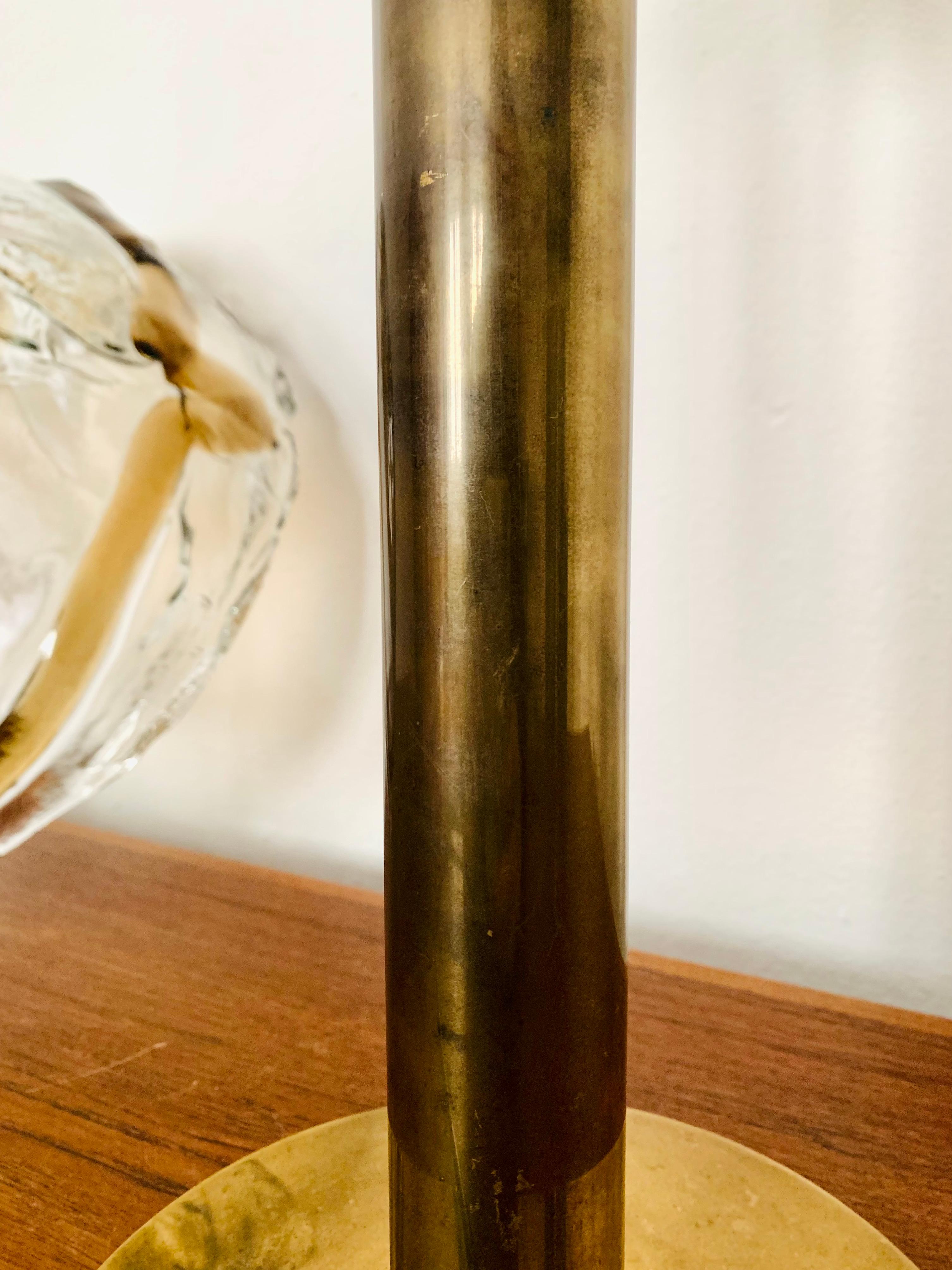 Glass Table Lamp by J.T. Kalmar 9