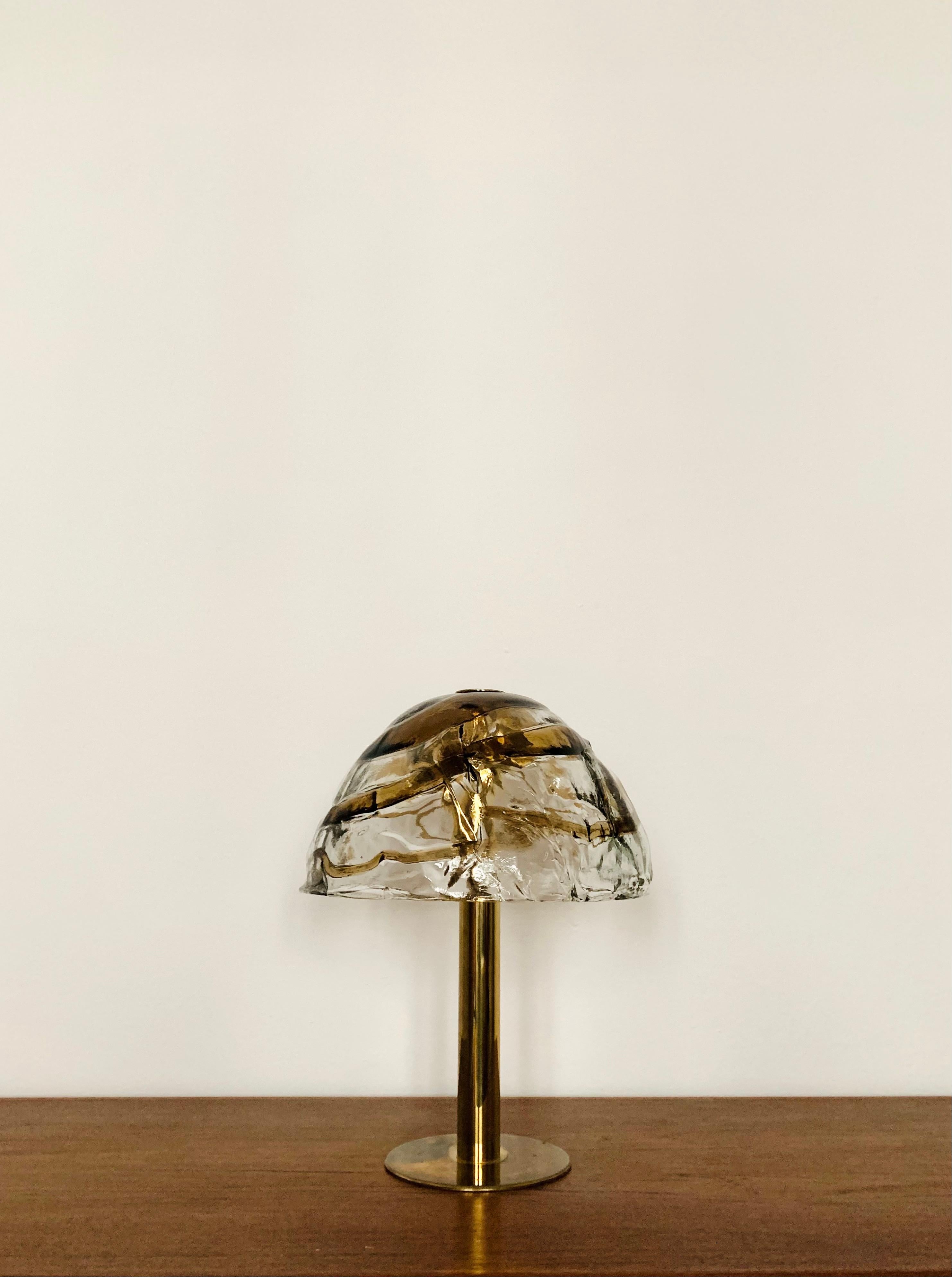 Tischlampe aus Glas von J.T. Kalmar (Österreichisch) im Angebot
