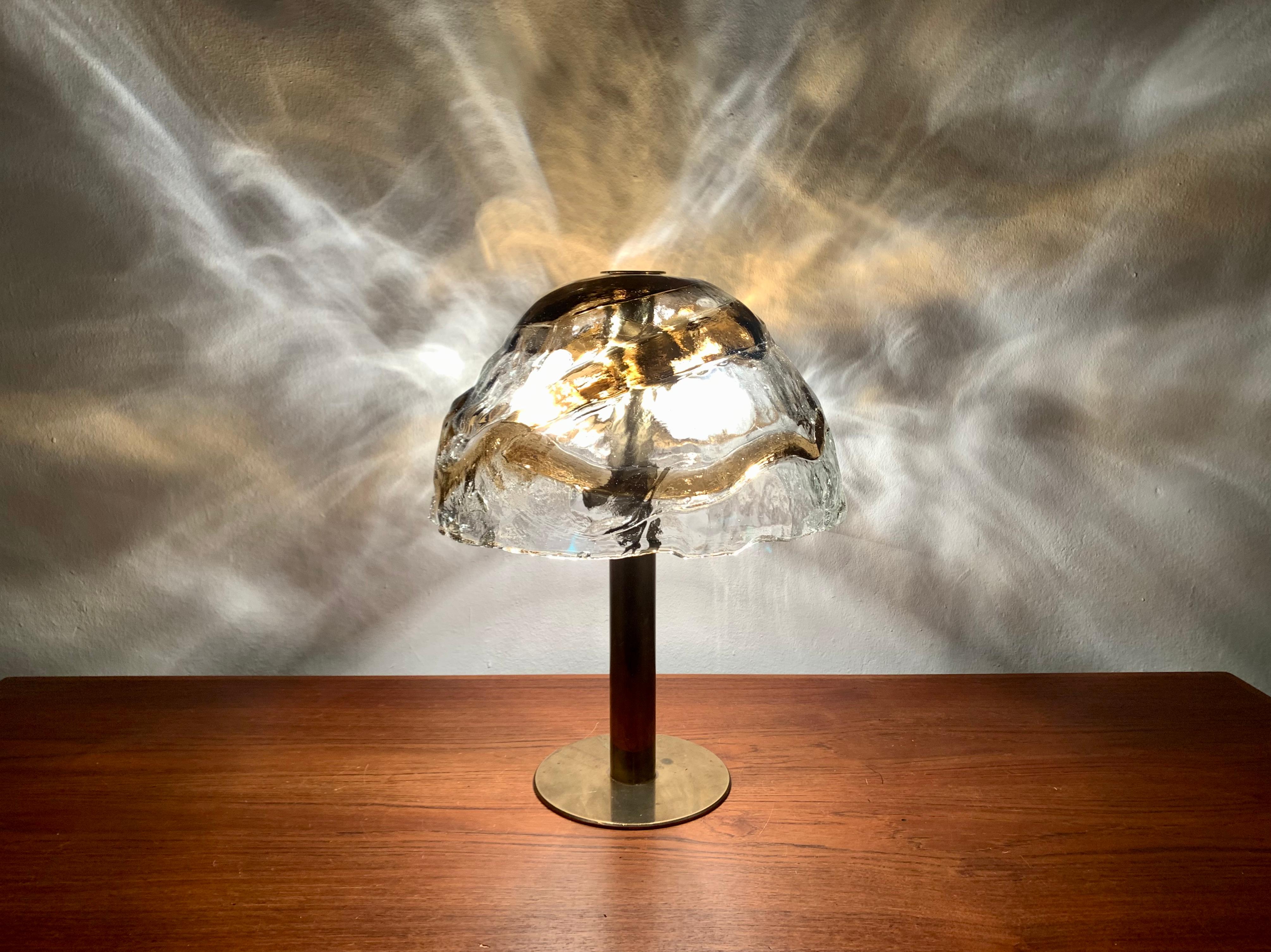 Glass Table Lamp by J.T. Kalmar 2