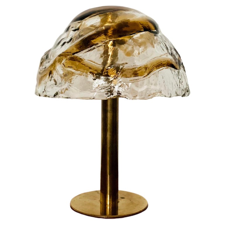 Glass Table Lamp by J.T. Kalmar