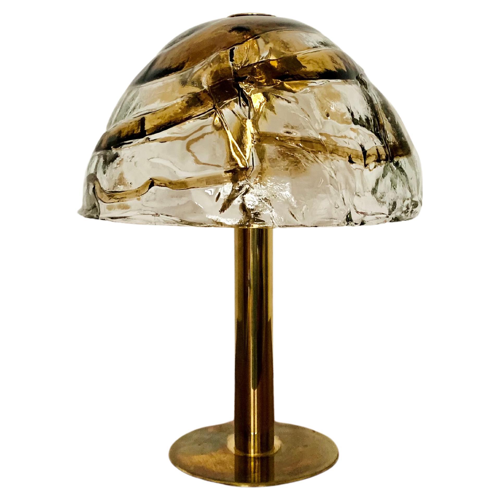 Glass Table Lamp by J.T. Kalmar For Sale