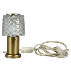 Glass Table Lamp by Kamenicky Senov, Czechoslovakia, 1970s