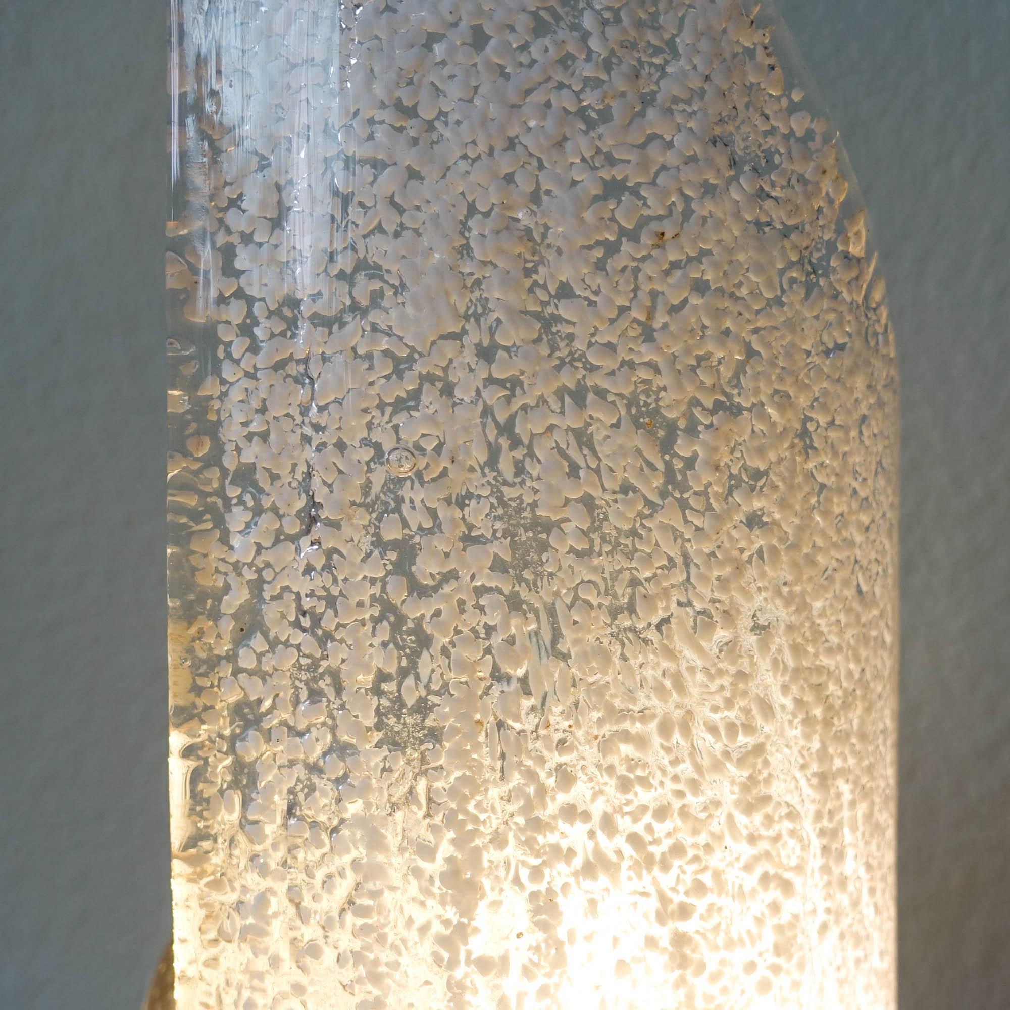 Glass Table Lamp by Mazzega, 1970's 8