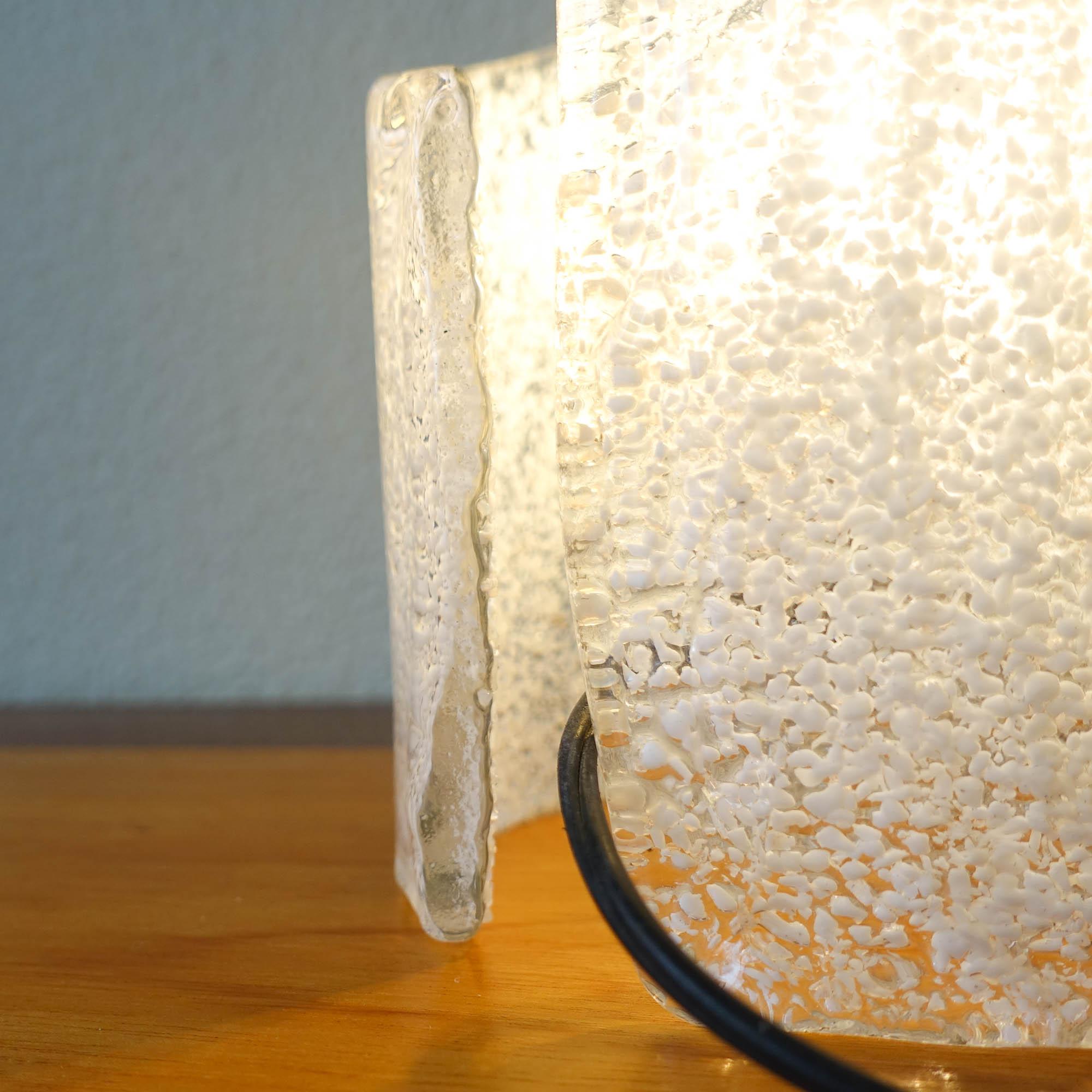 Glass Table Lamp by Mazzega, 1970's 9
