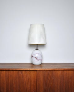 Glass Table Lamp by Michael Bang, Holmegaard Glasværk, 1982