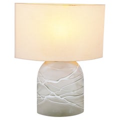 Glass Table Lamp by Peil and Putzler, 1960s