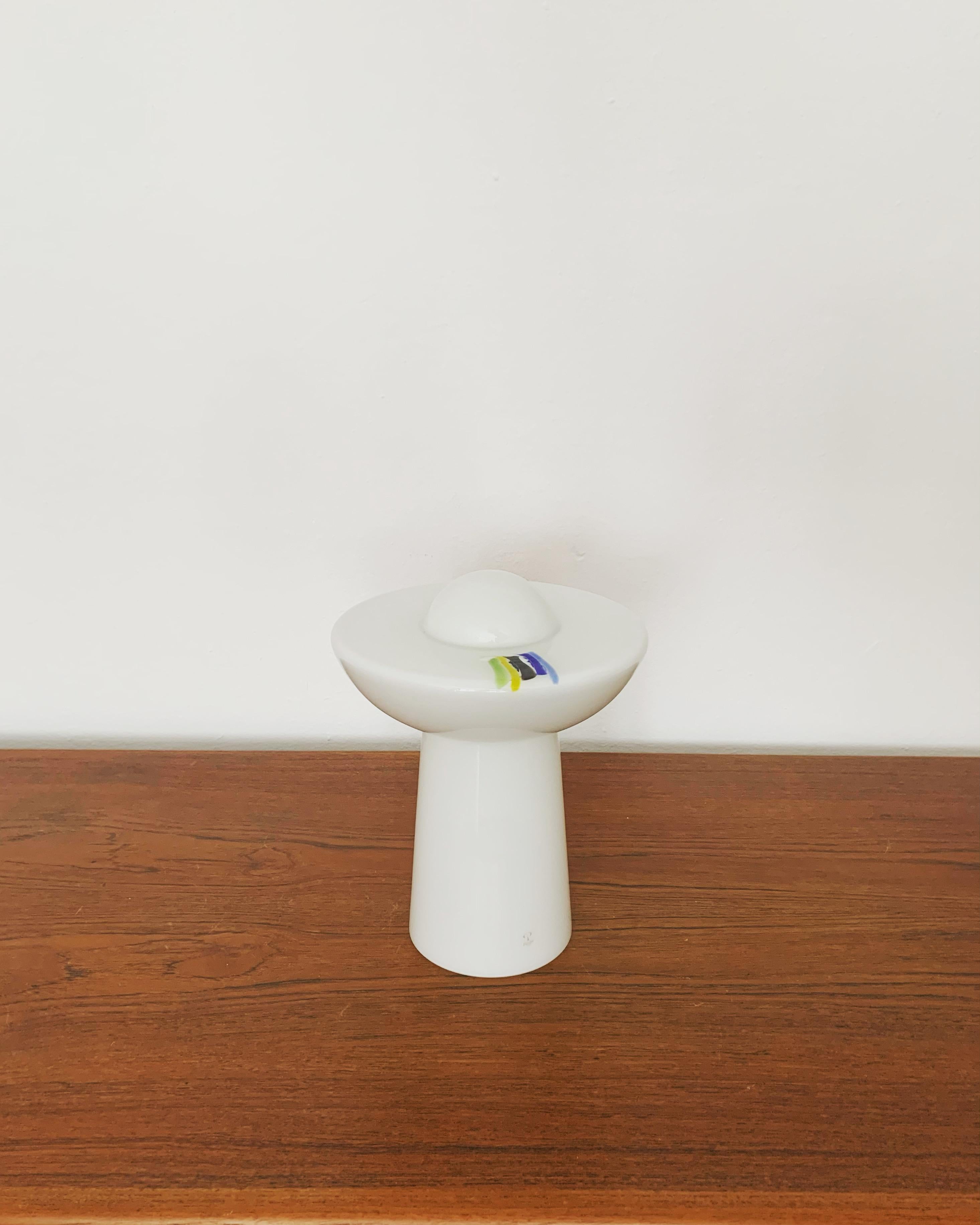 Glass Table Lamp by Peill and Putzler In Good Condition For Sale In München, DE
