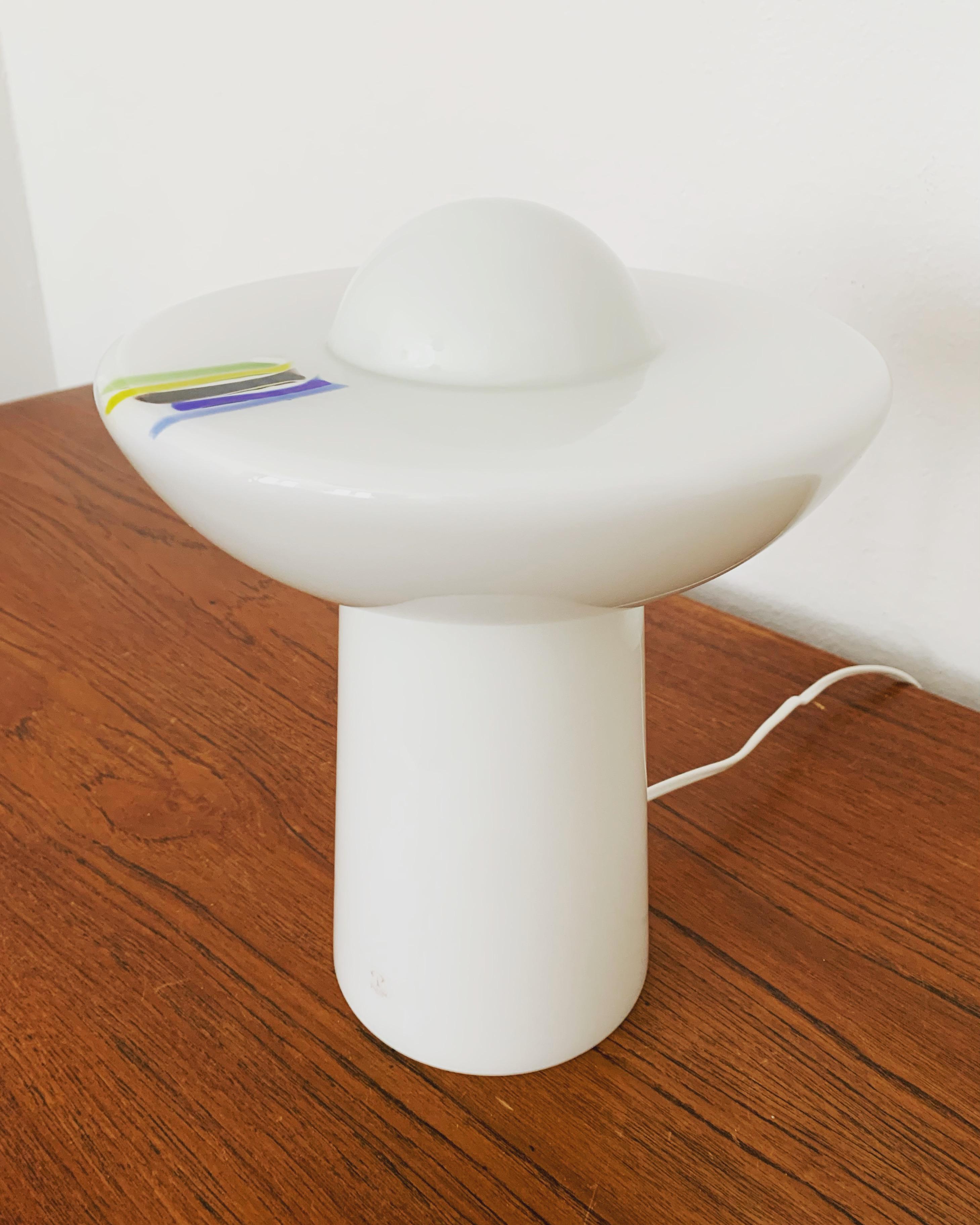 Glass Table Lamp by Peill and Putzler For Sale 1