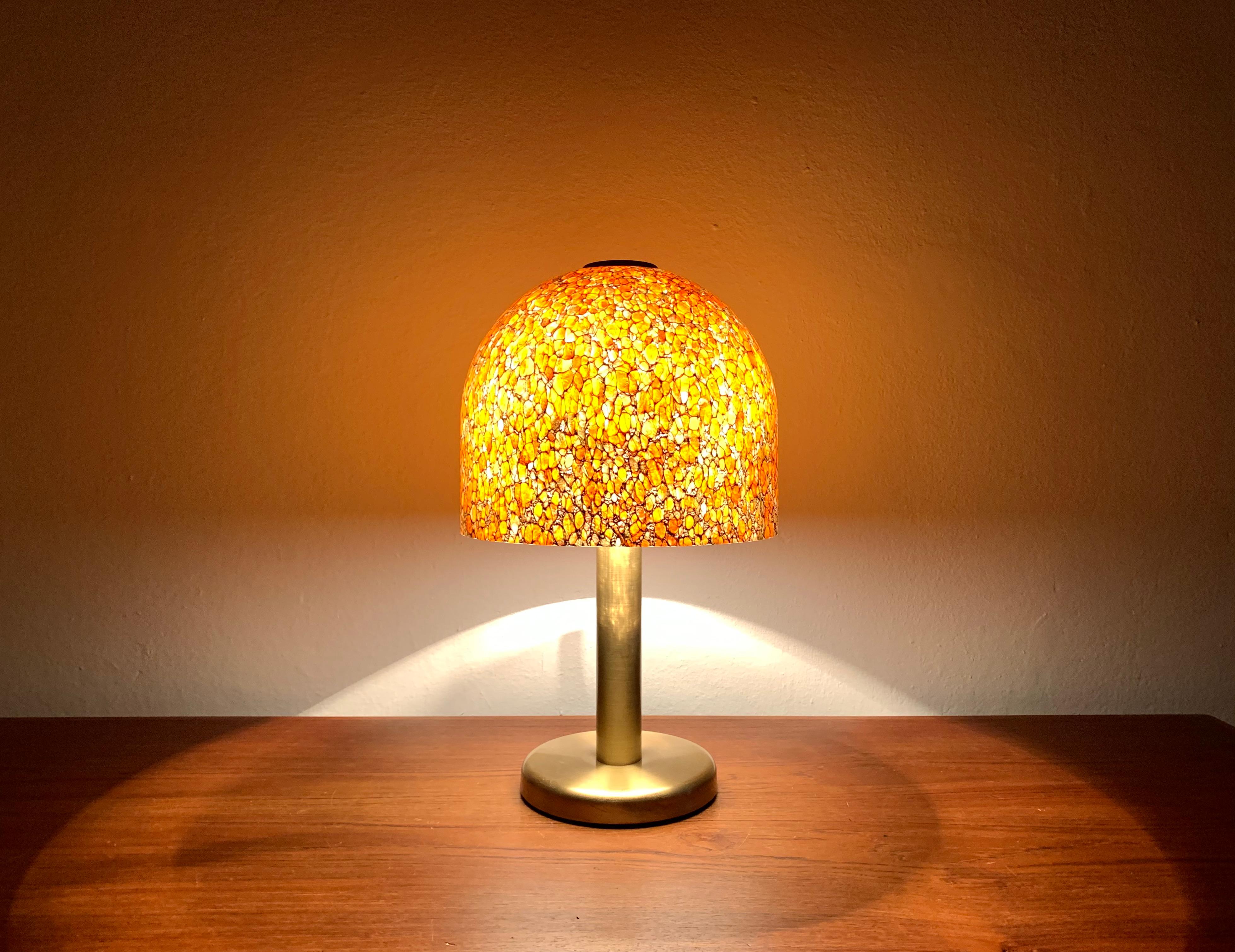 Glass Table Lamp by Peill and Putzler For Sale 1