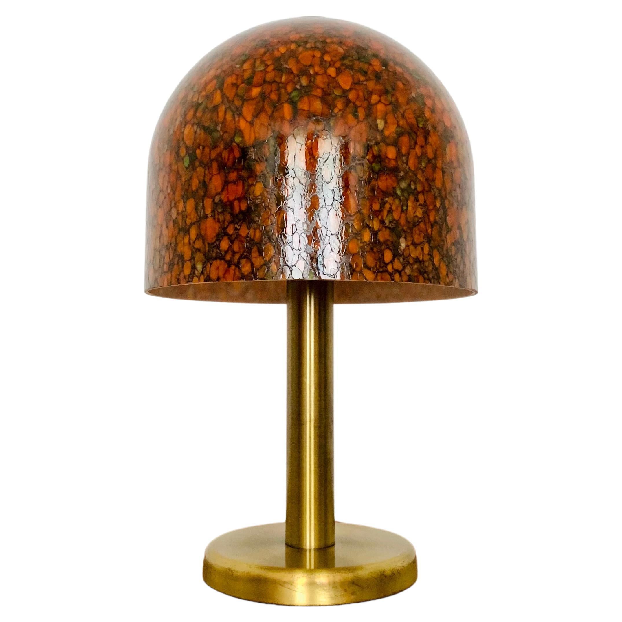 Glass Table Lamp by Peill and Putzler For Sale